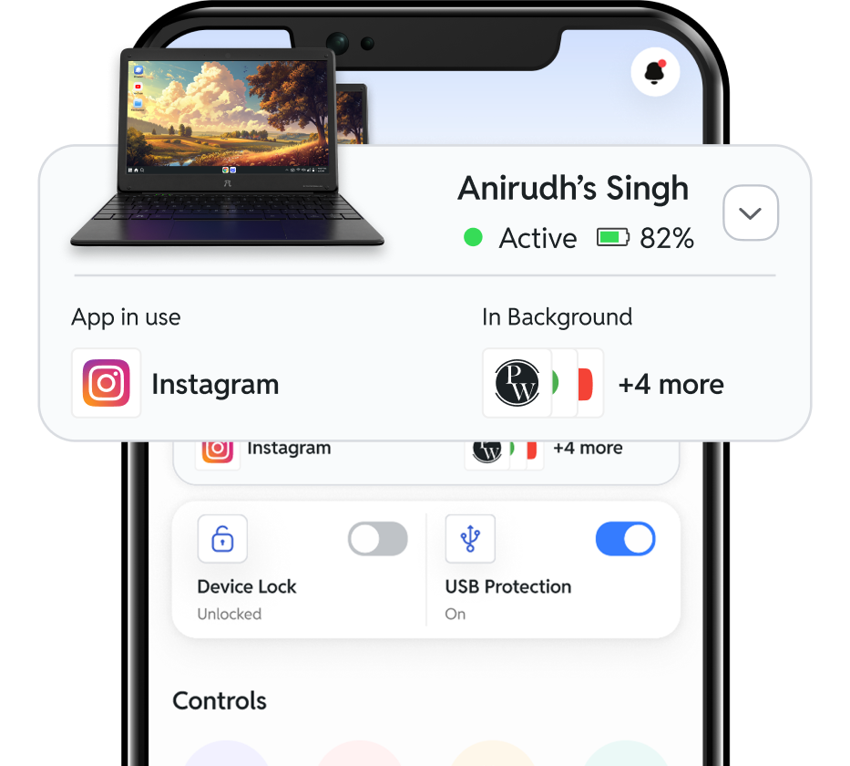 Device health and control interface