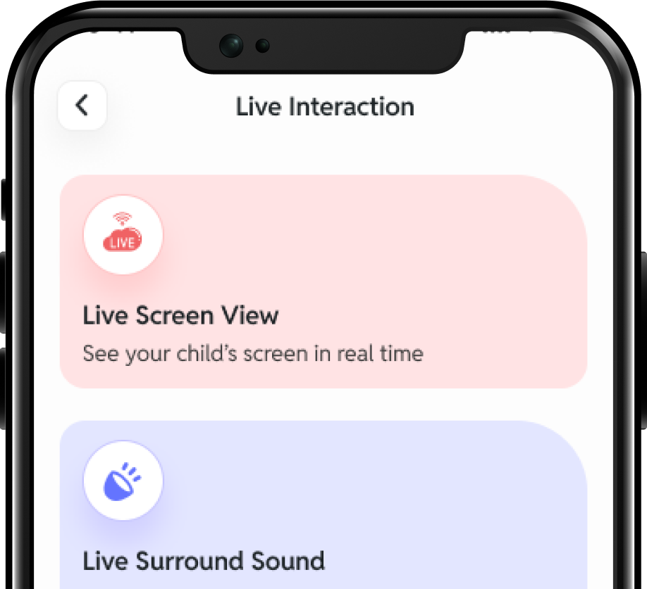 Live view and quick assist interface