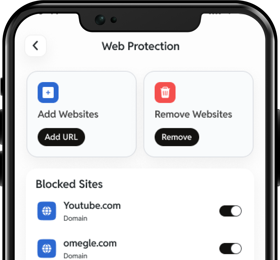 Safe browsing interface